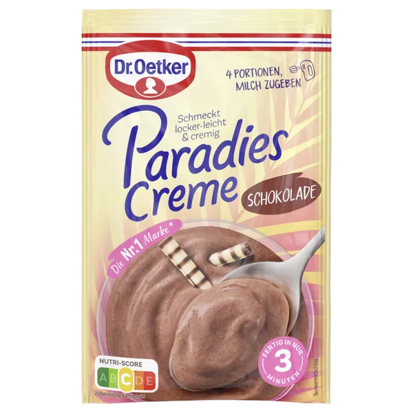 Original Puddingpulver oder Paradiescreme