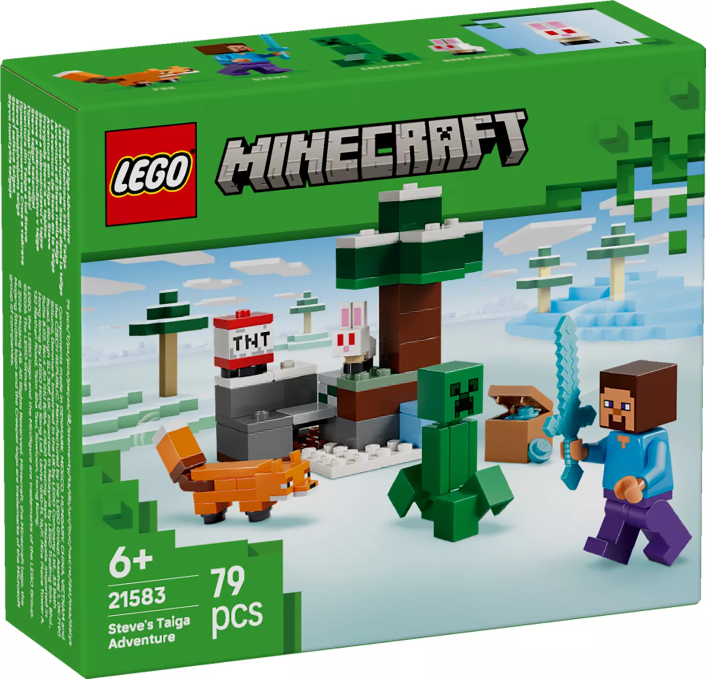 LEGO Spielset 21583 »Steves Taiga-Abenteuer«