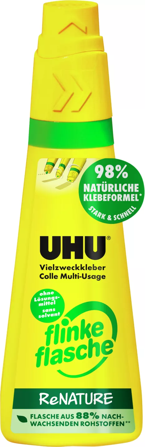 UHU Vielzweckkleber Flinke Flasche »ReNATURE«