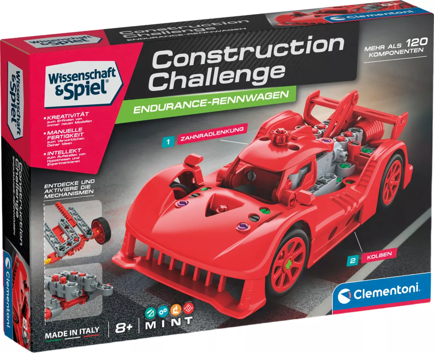 CLEMENTONI Construction Challenge »Endurance Rennwagen«