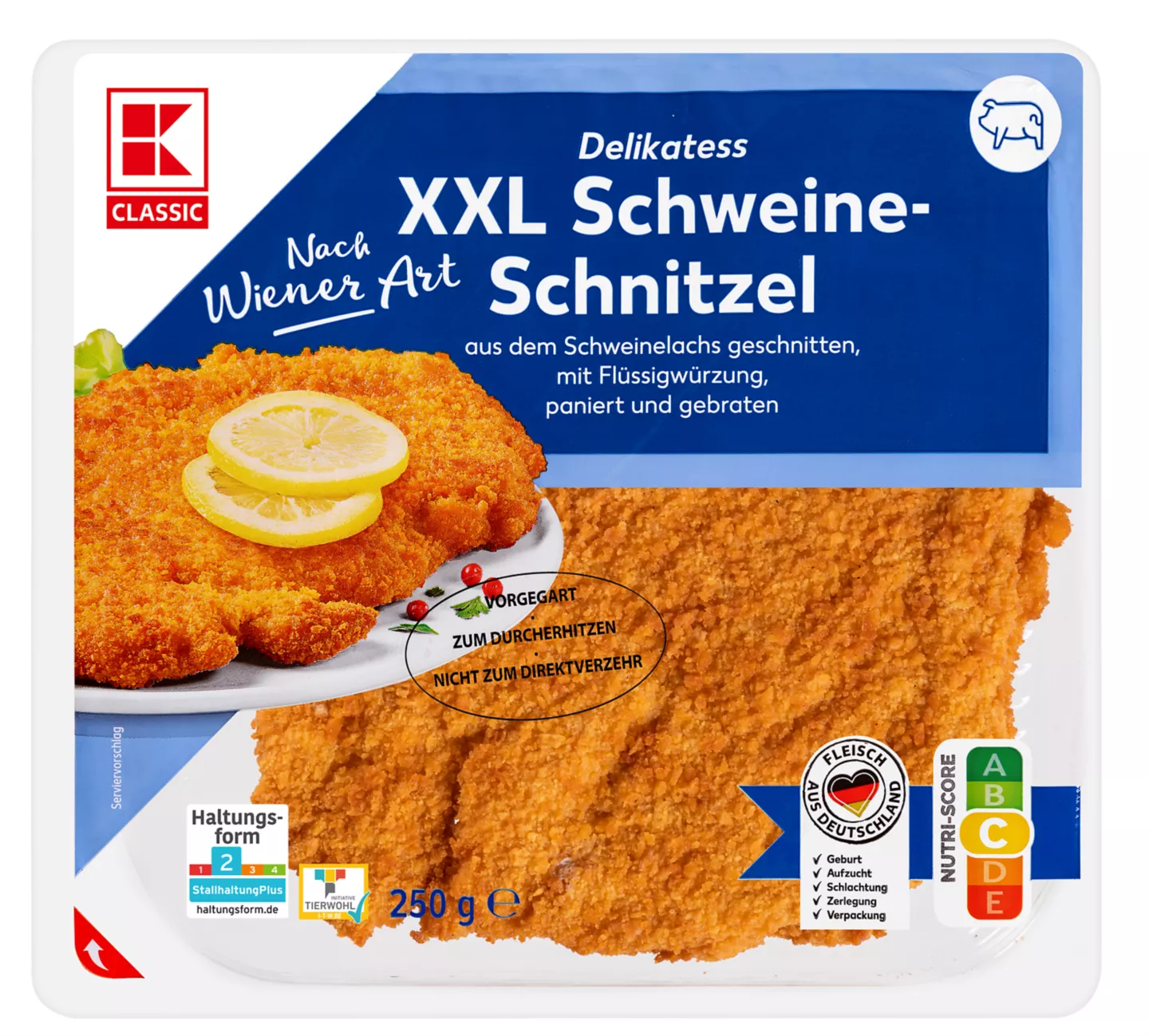 K-CLASSIC XXL-Schweineschnitzel