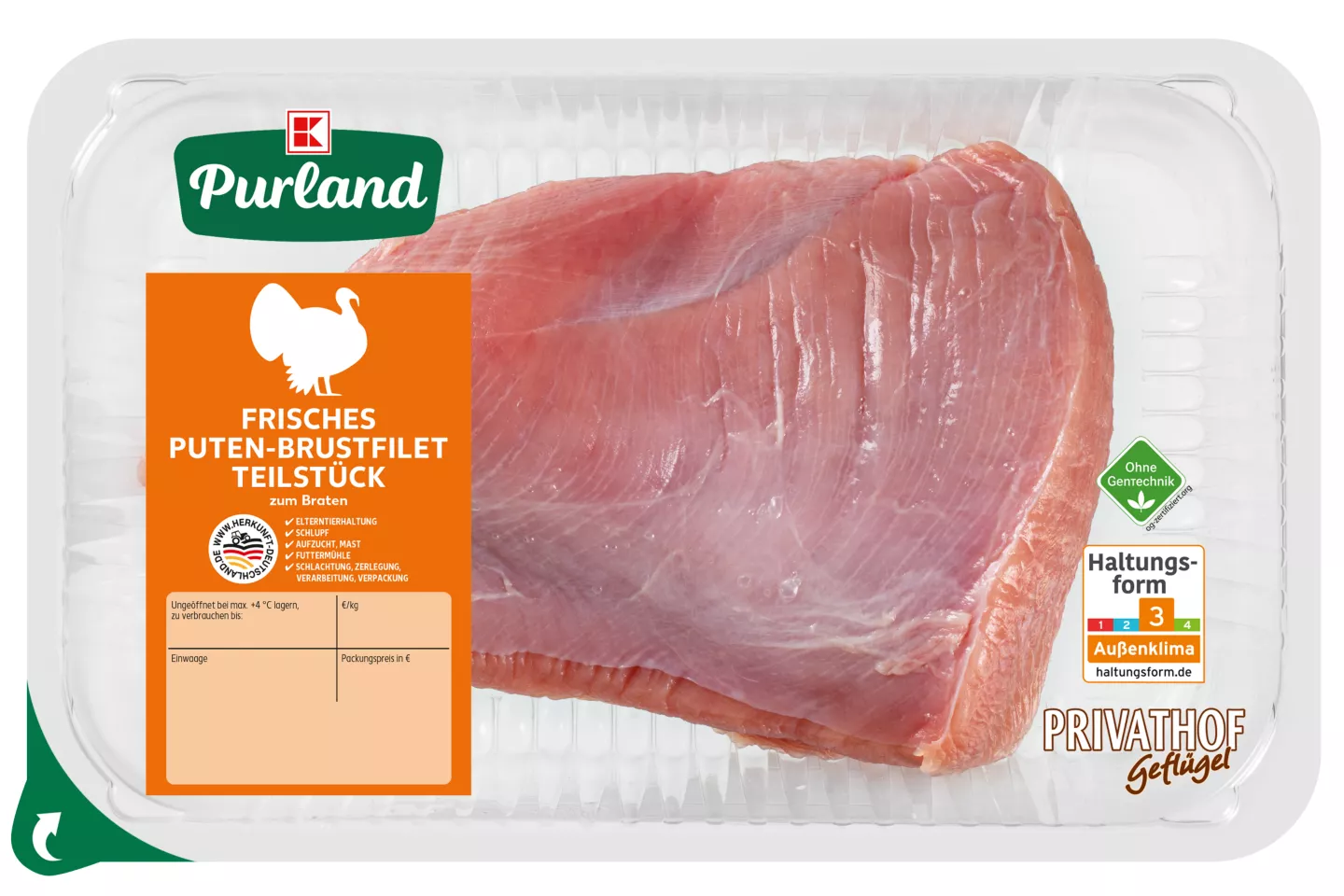 K-PURLAND Putenbrustfilet-Teilstück