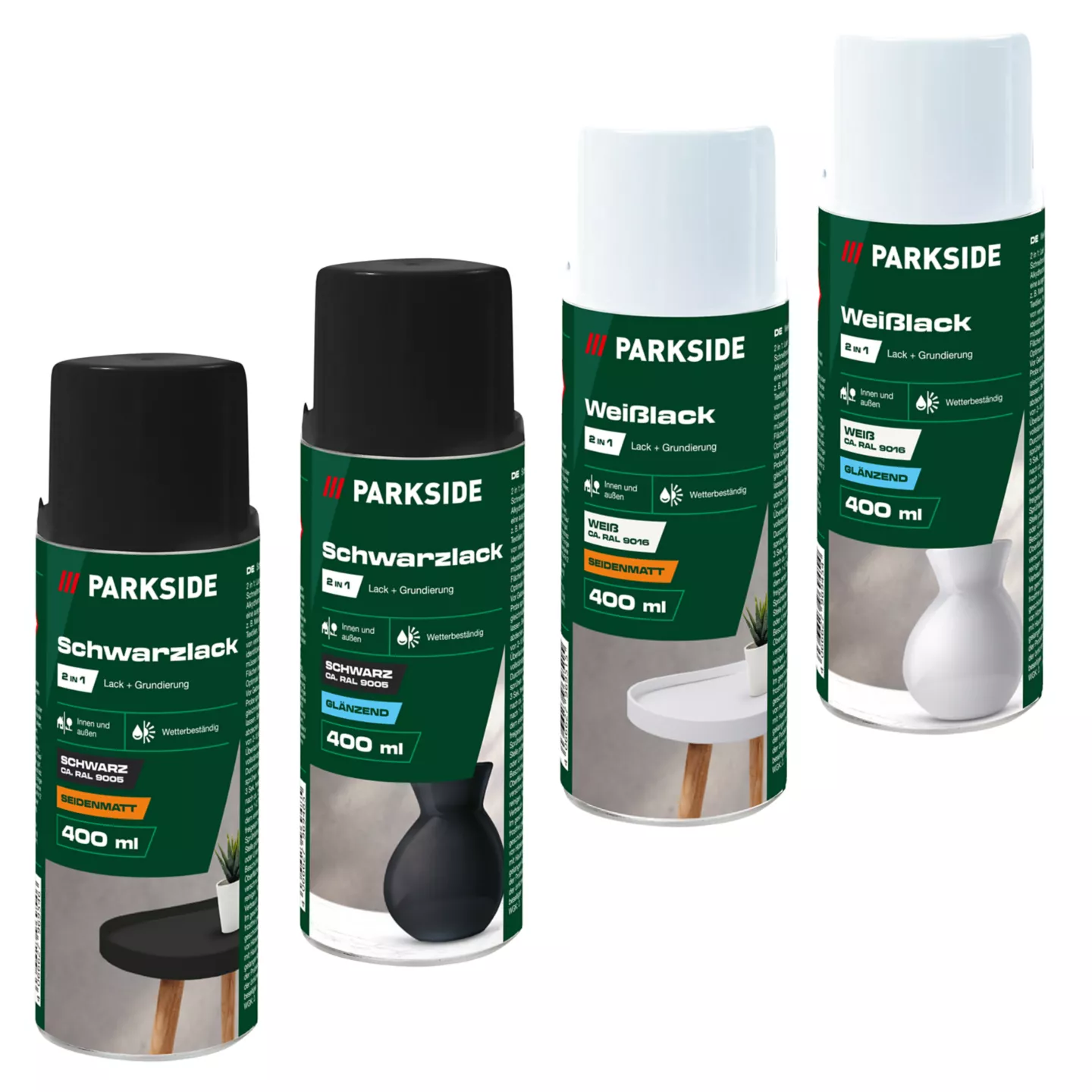 PARKSIDE Weißlack glänzend