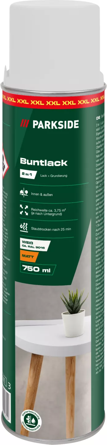 PARKSIDE® Buntlack »weiß seidenmatt«