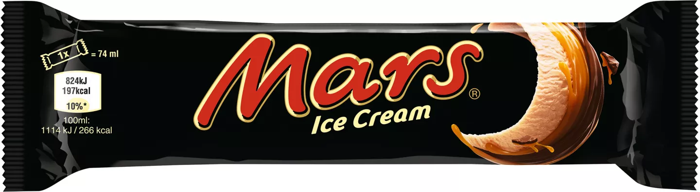 MARS, SNICKERS oder TWIX Ice Cream