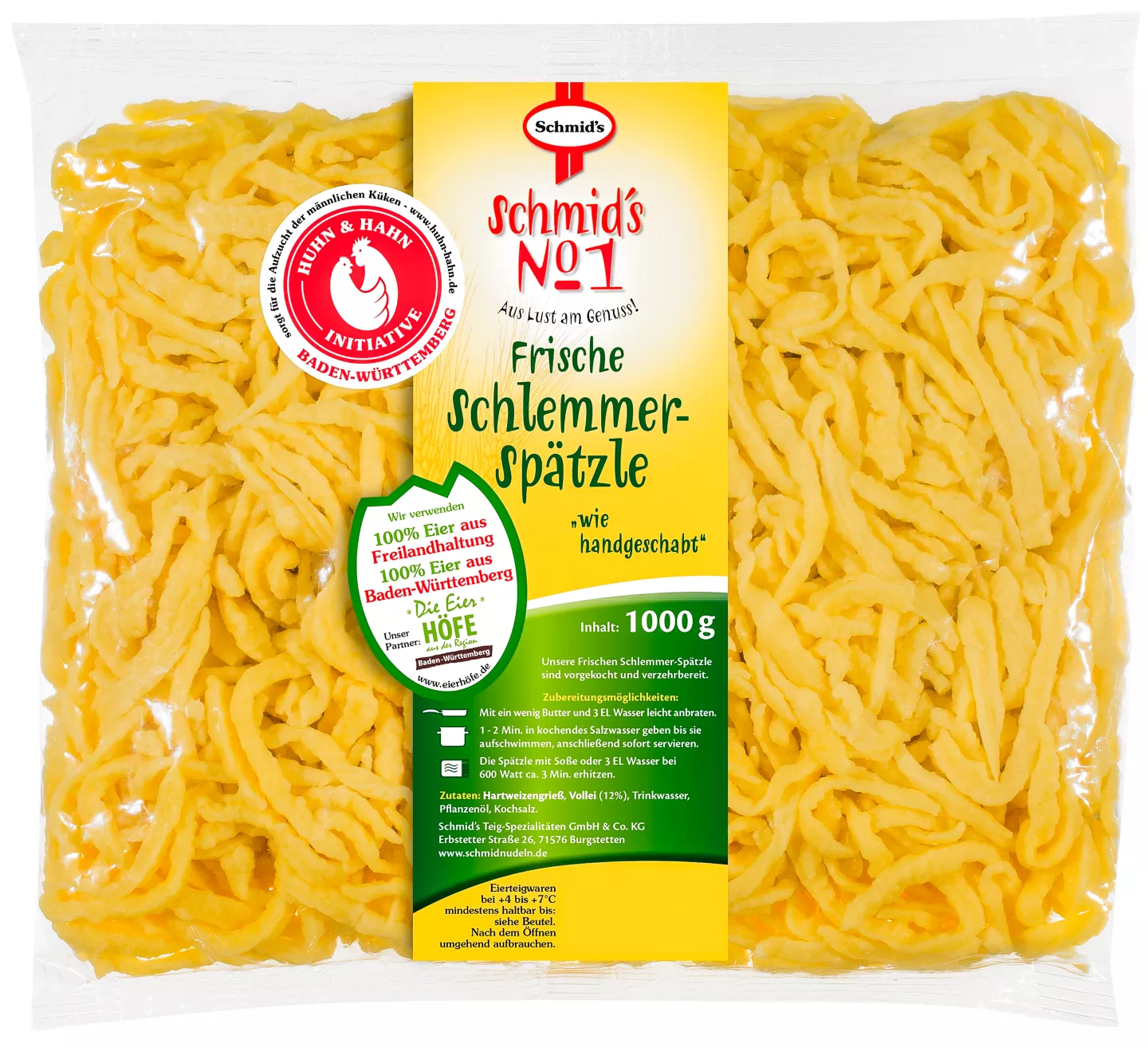 SCHMID'S No. 1 Frische Spätzle