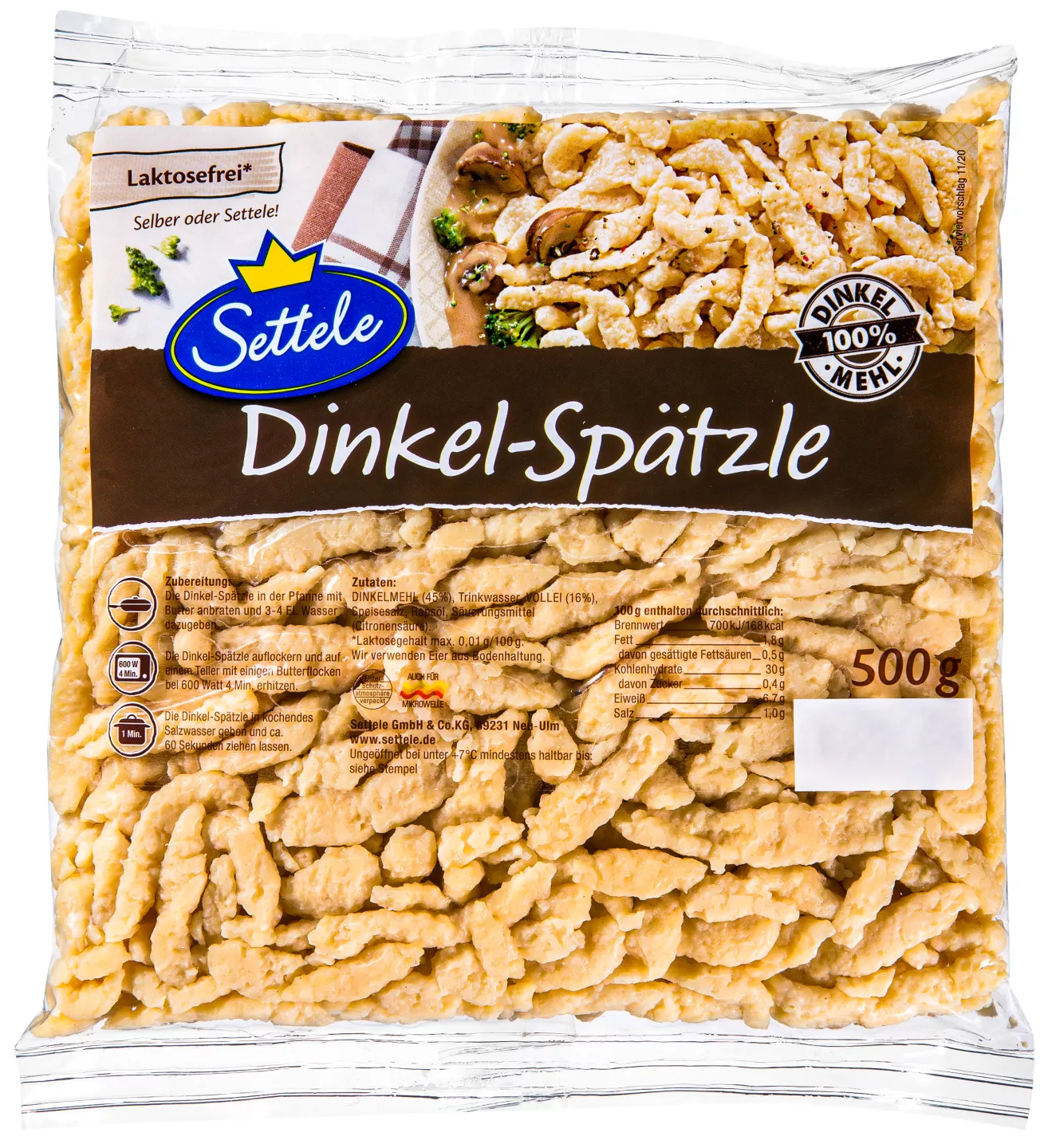 SETTELE Dinkel-Spätzle