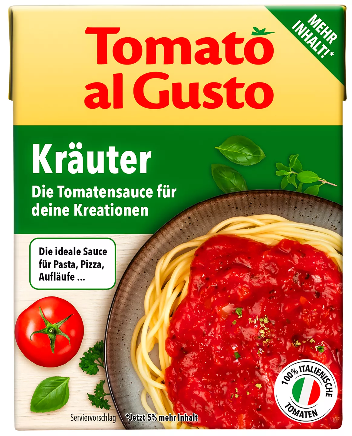 TOMATO AL GUSTO Tomatensauce