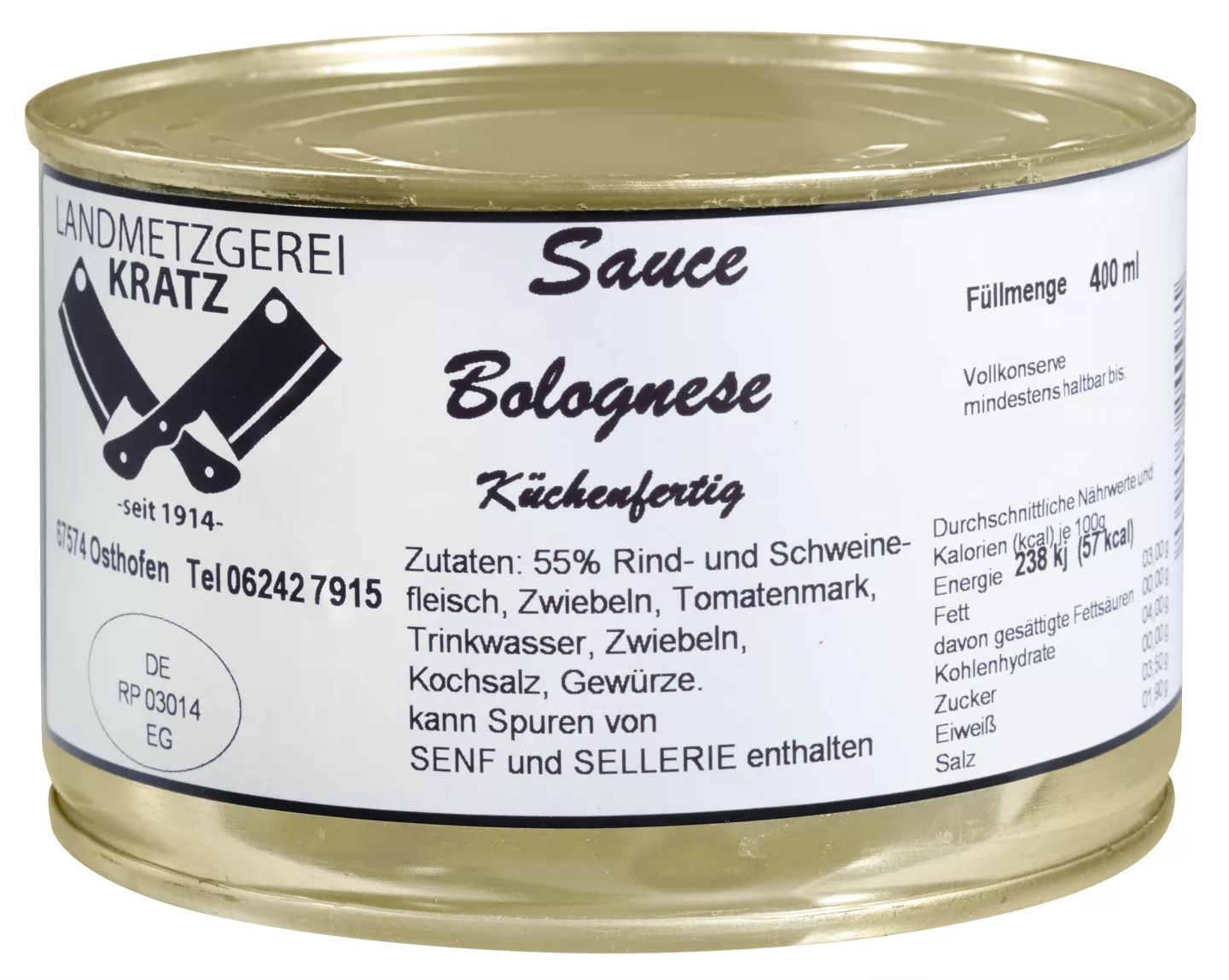 LANDMETZGEREI KRATZ Sauce Bolognese