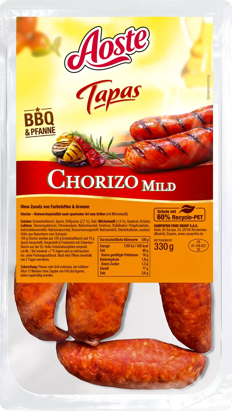 AOSTE Tapas Chorizo