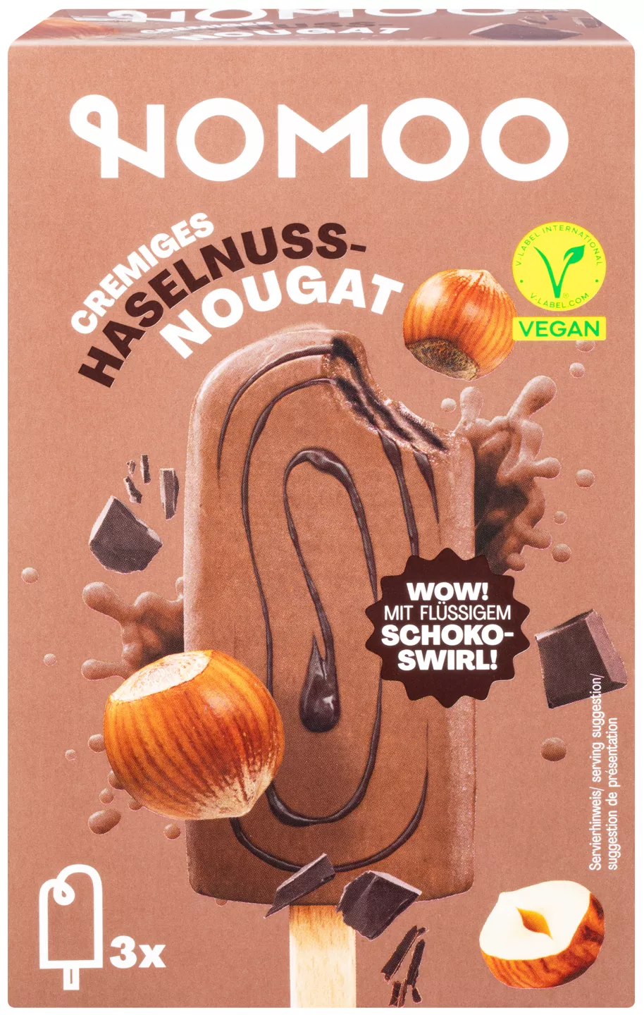 NOMOO Veganes Stieleis