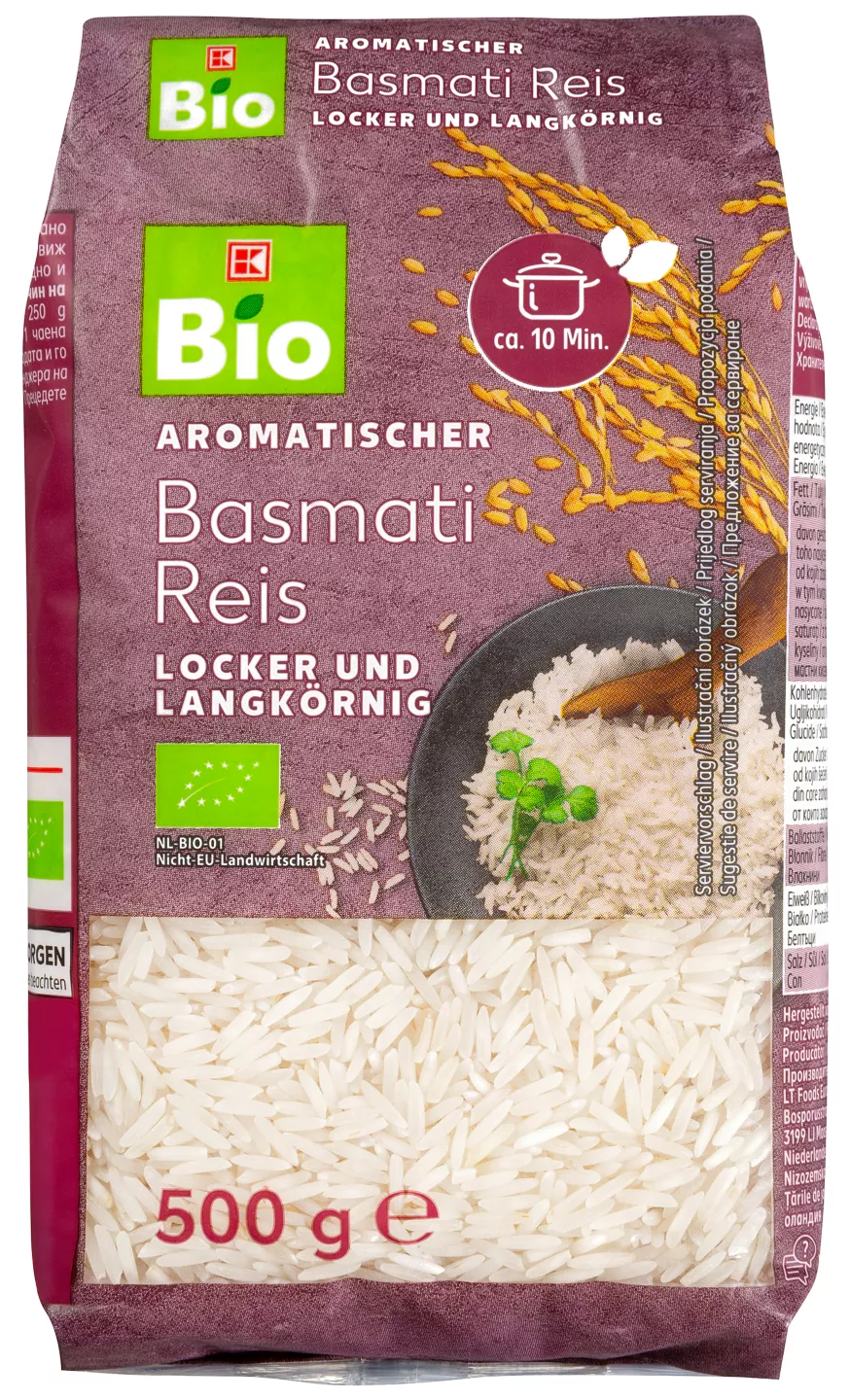 K-BIO Bio-Basmati-Reis