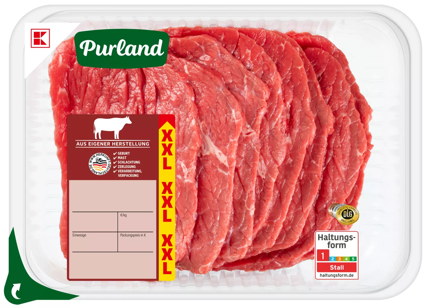 K-PURLAND Minutensteak XXL