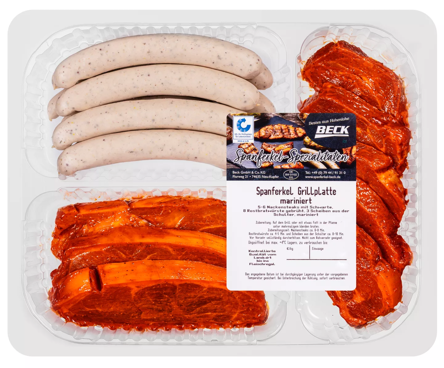 BECK Spanferkel-Grillplatte