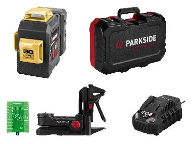 PARKSIDE PERFORMANCE® 20 V Akku-Kreuzlinienlaser Limited Edition »PKLLP 3360 A1« mit Akku – mit Ladegerät