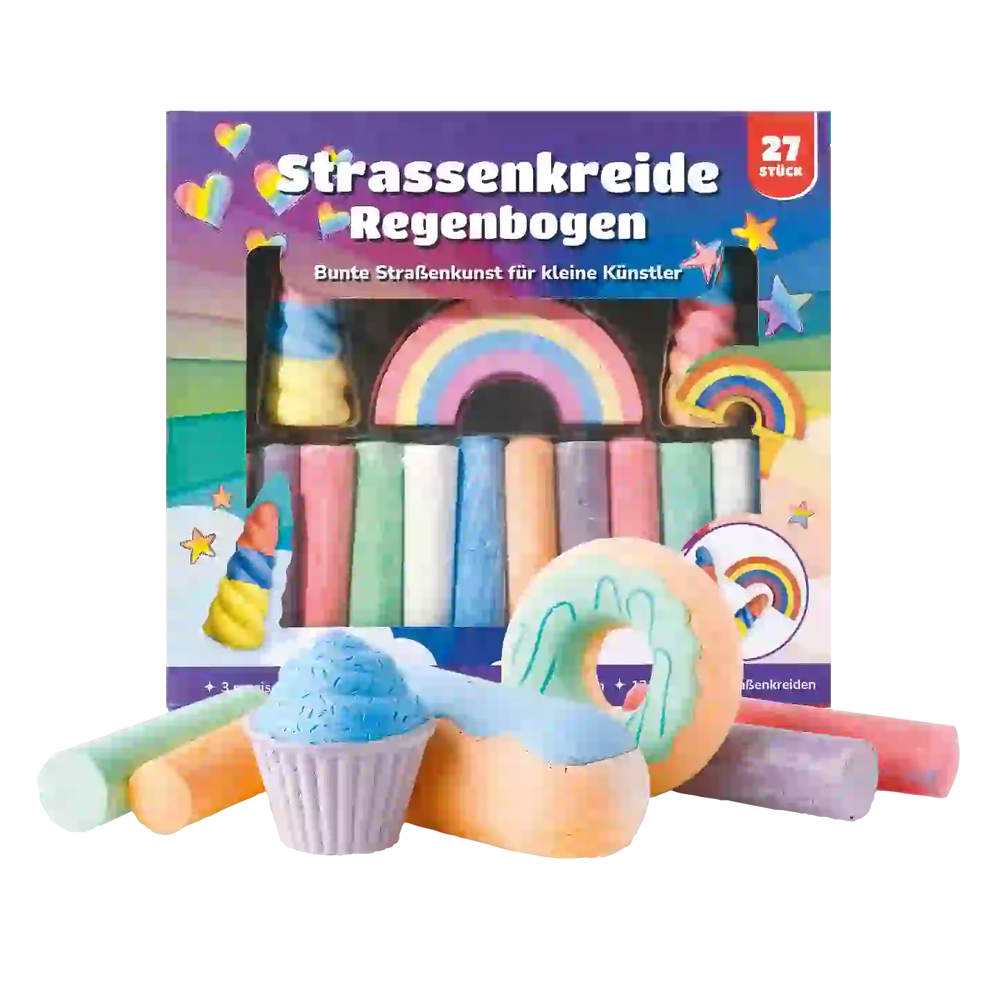 36er-Pack Mini-Radiergummis