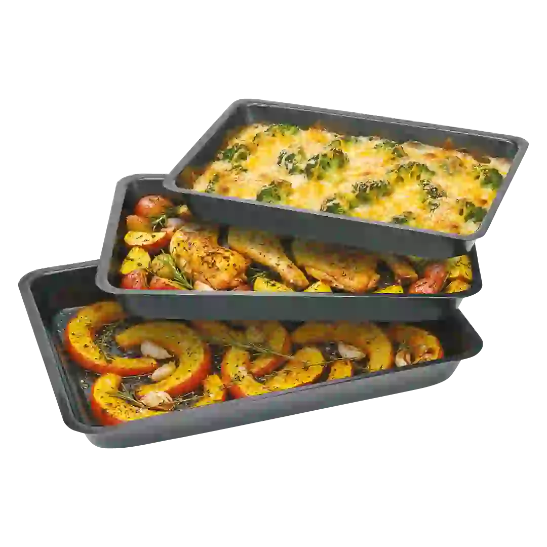 GOURMETmaxx 3er-Set Mikrowellendosen