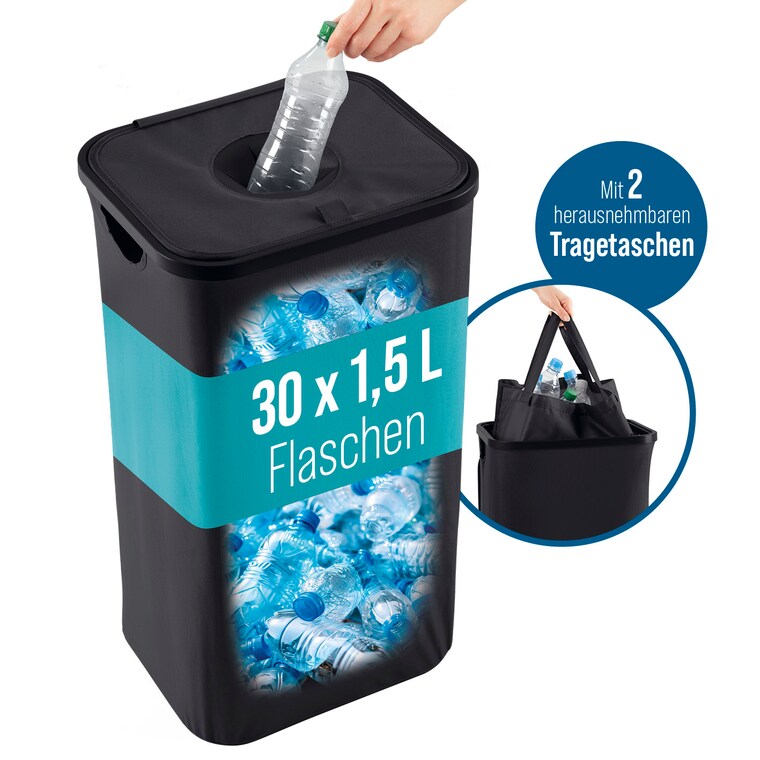 EASYmaxx Pfandflaschen-Sammelbehälter 100l