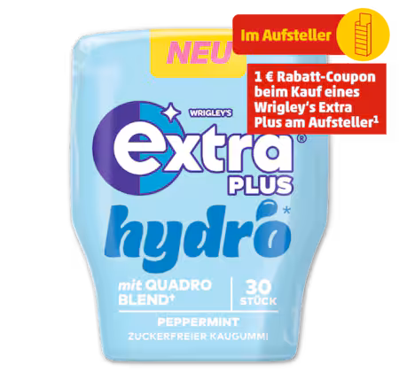 WRIGLEY’S Extra Plus*