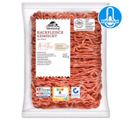 MÜHLENHOF Frisches Hackfleisch, gemischt