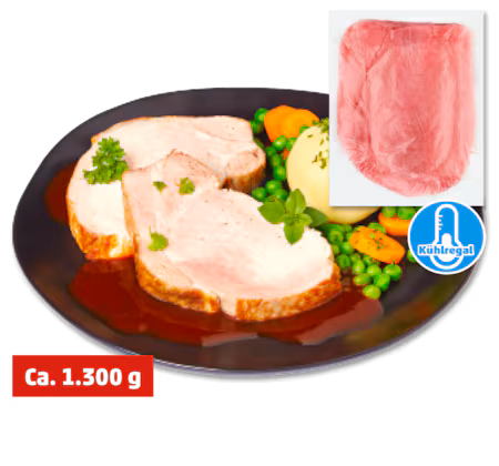 Frischer Schweinerückenbraten*