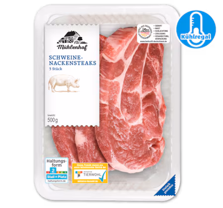 MÜHLENHOF Frische Schweine-Nackensteaks