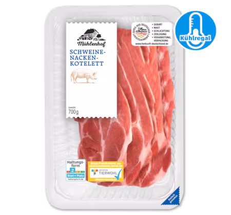 MÜHLENHOF Frisches Schweine-Nackenkotelett