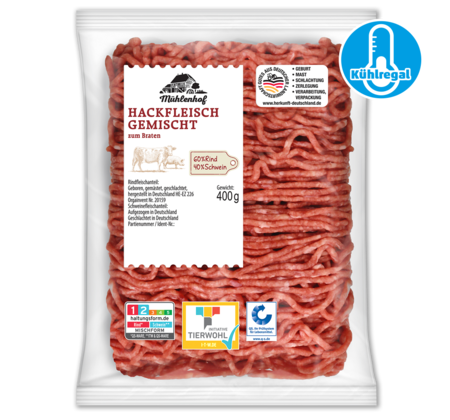 MÜHLENHOF Frisches Hackfleisch, gemischt