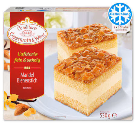 COPPENRATH & WIESE Cafeteria fein & sahnig Mandel Bienenstich*