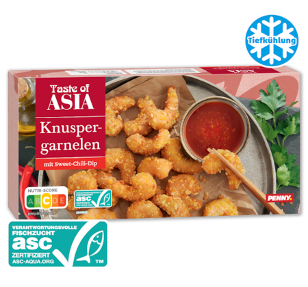 TASTE OF ASIA Knuspergarnelen*