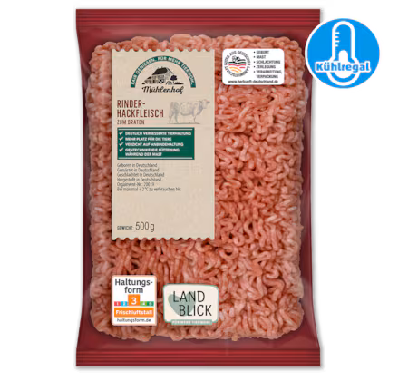 MÜHLENHOF Frisches Rinder-Hackfleisch