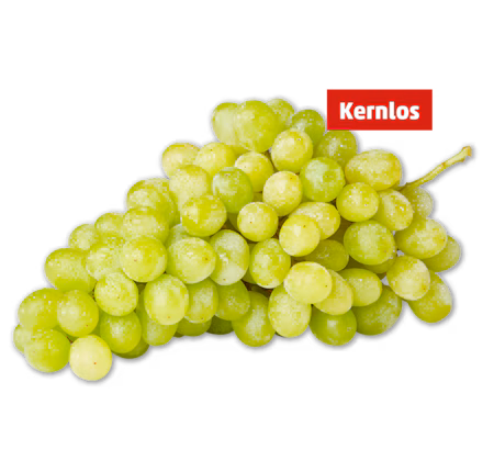 Helle, kernlose Tafeltrauben*