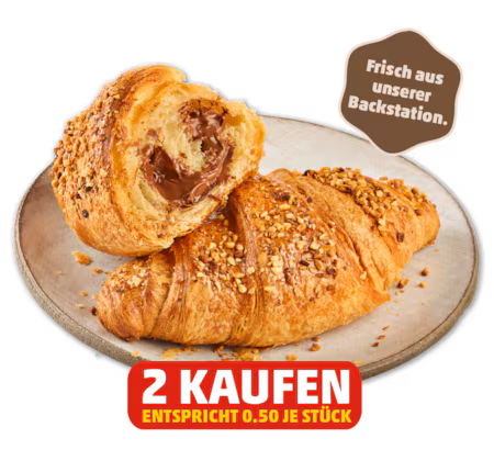 BÄCKERKRÖNUNG Das süße Nuss-Nugat-Creme-Croissant