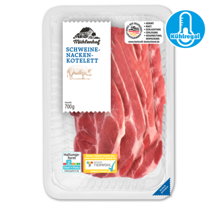 MÜHLENHOF Frisches Schweine-Nackenkotelett