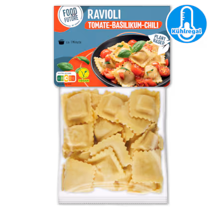 FOOD FOR FUTURE Vegane Ravioli
