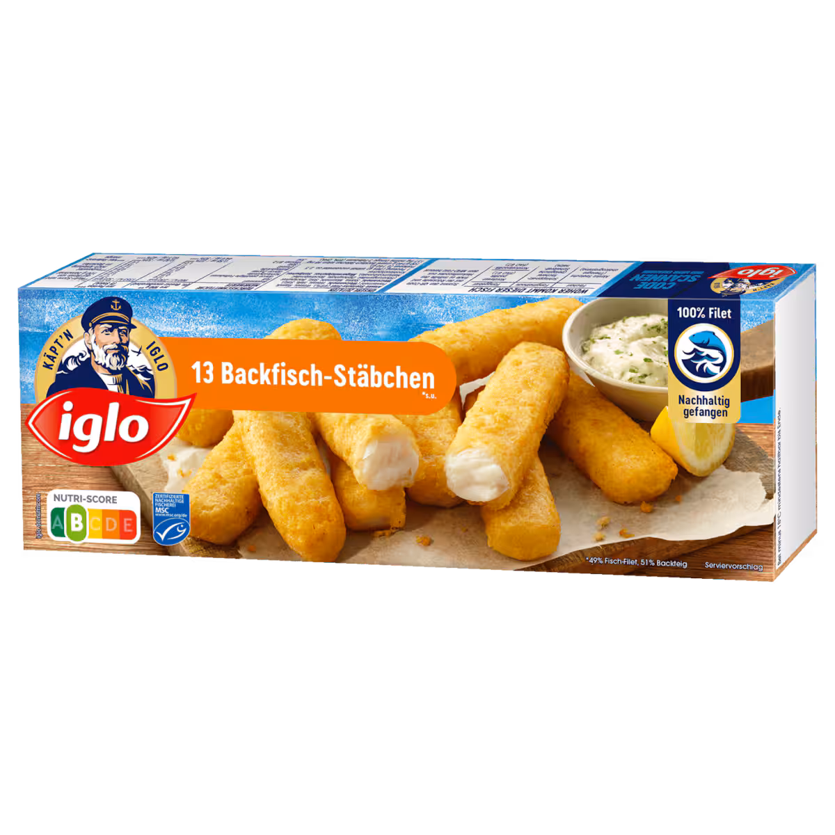 Iglo 13 Backfischstäbchen