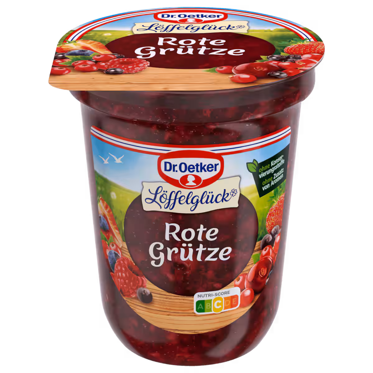 Dr. Oetker Rote Grütze oder High Protein Porridge