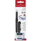 Faber-Castell - Schulfüller mit 6 Patronen, blau