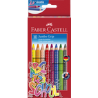 Faber-Castell - Buntstifte Jumbo Grip 10er-Set