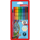 STABILO - 10er Set Pen 68 Filzstifte