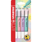STABILO - 4er Set Swing cool Textmarker Pastel