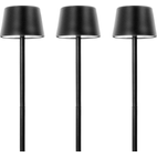 IDEENWELT - Solar-Gartenstecker schwarz