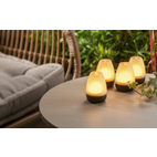 IDEENWELT - Akku-Lounge-Leuchten 4er-Set