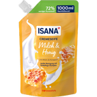 ISANA - Cremeseife Milch & Honig Nachfüllbeutel