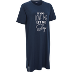 IDEENWELT - Schlafshirt dunkelblau Gr. M