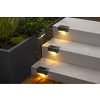 IDEENWELT - 4er-Set Solar-Kantenleuchten