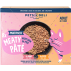 Pets Deli - Nassfutter Feinschmecker Pâté Pute & Rind Multipack