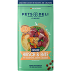 Pets Deli - Trockenfutter Ente & Hirsch mit Süßkartoffel, Karotte & Blaubeere