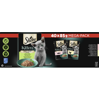 Sheba - Kitten Feine Vielfalt in Sauce mit Lachs & Huhn Megapack
