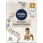 Millie MOON - Premium Comfort Windeln Gr. 4 (10 - 15 kg), 25 Stück